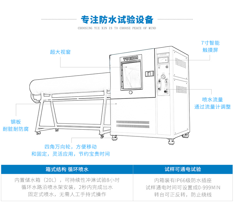 防水試驗設備